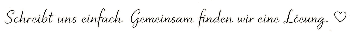 Gemeinsam finden wir eine Lösung